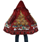 Funny Kiwi Bird Xmas Tree Cloak New Zealand Tribal Christmas Spirit - Aussie Hoodie
