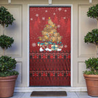 Funny Kiwi Bird Xmas Tree Door Cover New Zealand Tribal Christmas Spirit - Aussie Hoodie