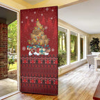 Funny Kiwi Bird Xmas Tree Door Cover New Zealand Tribal Christmas Spirit - Aussie Hoodie