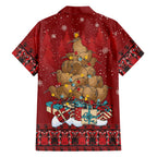 Funny Kiwi Bird Xmas Tree Family Matching Off Shoulder Short Dress and Hawaiian Shirt New Zealand Tribal Christmas Spirit - Aussie Hoodie