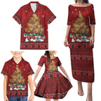 Funny Kiwi Bird Xmas Tree Family Matching Puletasi and Hawaiian Shirt New Zealand Tribal Christmas Spirit - Aussie Hoodie