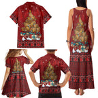 Funny Kiwi Bird Xmas Tree Family Matching Tank Maxi Dress and Hawaiian Shirt New Zealand Tribal Christmas Spirit - Aussie Hoodie