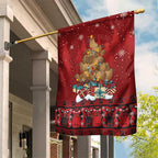 Funny Kiwi Bird Xmas Tree Garden Flag New Zealand Tribal Christmas Spirit - Aussie Hoodie