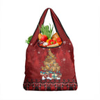 Funny Kiwi Bird Xmas Tree Grocery Bag New Zealand Tribal Christmas Spirit - Aussie Hoodie