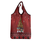 Funny Kiwi Bird Xmas Tree Grocery Bag New Zealand Tribal Christmas Spirit - Aussie Hoodie