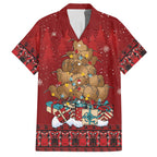 Funny Kiwi Bird Xmas Tree Hawaiian Shirt New Zealand Tribal Christmas Spirit - Aussie Hoodie