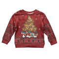 Funny Kiwi Bird Xmas Tree Kid Ugly Christmas Sweater New Zealand Tribal Christmas Spirit - Aussie Hoodie