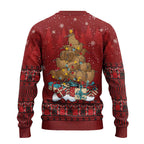 Funny Kiwi Bird Xmas Tree Ugly Christmas Sweater New Zealand Tribal Christmas Spirit - Aussie Hoodie