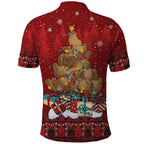 Funny Kiwi Bird Xmas Tree Polo Shirt New Zealand Tribal Christmas Spirit - Aussie Hoodie