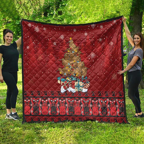 Funny Kiwi Bird Xmas Tree Quilt New Zealand Tribal Christmas Spirit - Aussie Hoodie