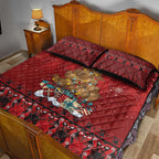 Funny Kiwi Bird Xmas Tree Quilt Bed Set New Zealand Tribal Christmas Spirit - Aussie Hoodie