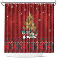 Funny Kiwi Bird Xmas Tree Shower Curtain New Zealand Tribal Christmas Spirit - Aussie Hoodie
