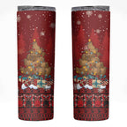 Funny Kiwi Bird Xmas Tree Skinny Tumbler New Zealand Tribal Christmas Spirit - Aussie Hoodie