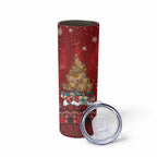 Funny Kiwi Bird Xmas Tree Skinny Tumbler New Zealand Tribal Christmas Spirit - Aussie Hoodie