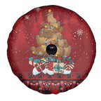 Funny Kiwi Bird Xmas Tree Spare Tire Cover New Zealand Tribal Christmas Spirit - Aussie Hoodie