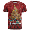 Funny Kiwi Bird Xmas Tree T Shirt New Zealand Tribal Christmas Spirit - Aussie Hoodie
