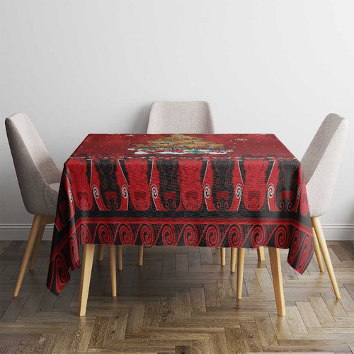 Funny Kiwi Bird Xmas Tree Tablecloth New Zealand Tribal Christmas Spirit - Aussie Hoodie