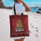 Funny Kiwi Bird Xmas Tree Tote Bag New Zealand Tribal Christmas Spirit - Aussie Hoodie