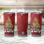 Funny Kiwi Bird Xmas Tree Tumbler Cup New Zealand Tribal Christmas Spirit - Aussie Hoodie
