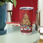 Funny Kiwi Bird Xmas Tree Tumbler Cup New Zealand Tribal Christmas Spirit - Aussie Hoodie