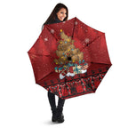 Funny Kiwi Bird Xmas Tree Umbrella New Zealand Tribal Christmas Spirit - Aussie Hoodie