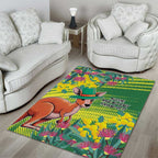 Aussie and Bloody Proud of It Area Rug Happy Australia Day