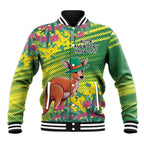 Aussie and Bloody Proud of It Baseball Jacket Happy Australia Day