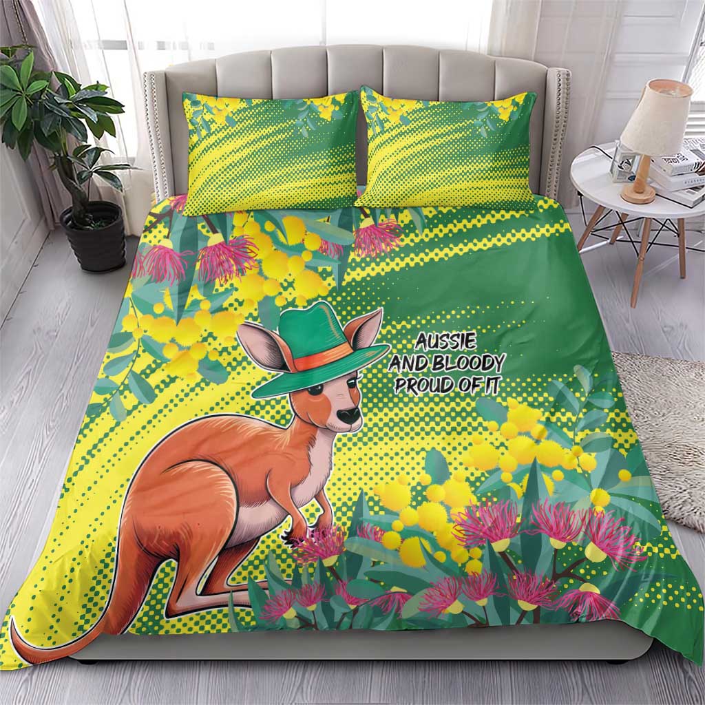 Aussie and Bloody Proud of It Bedding Set Happy Australia Day