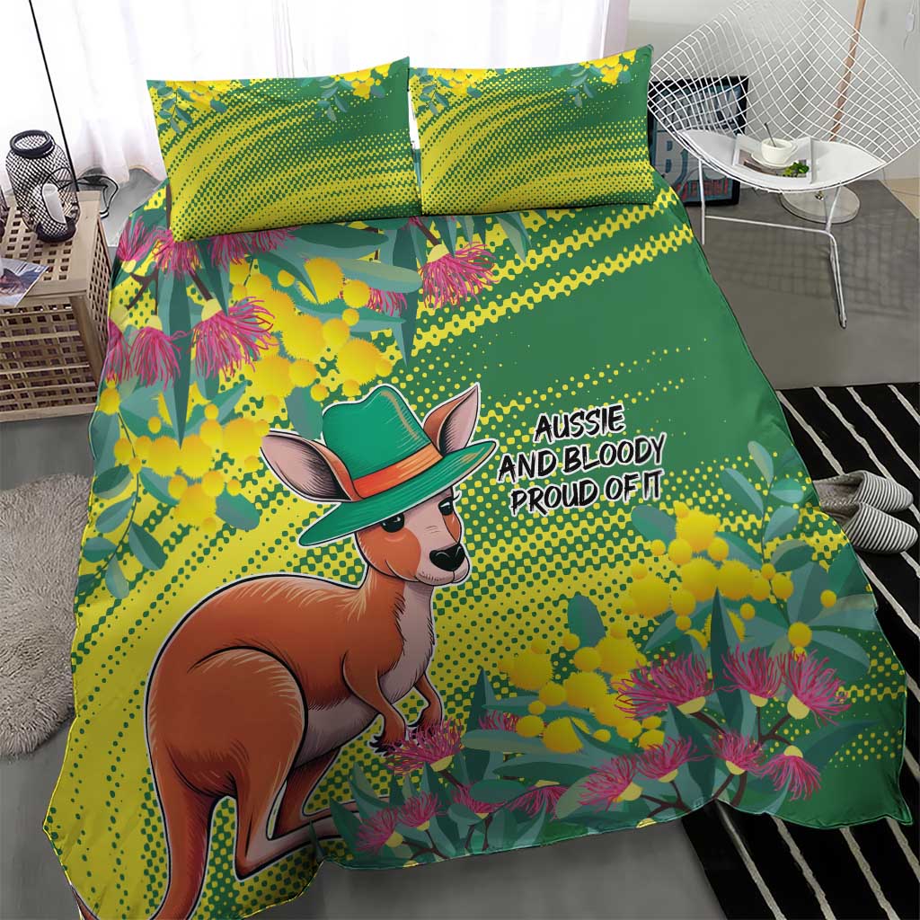 Aussie and Bloody Proud of It Bedding Set Happy Australia Day