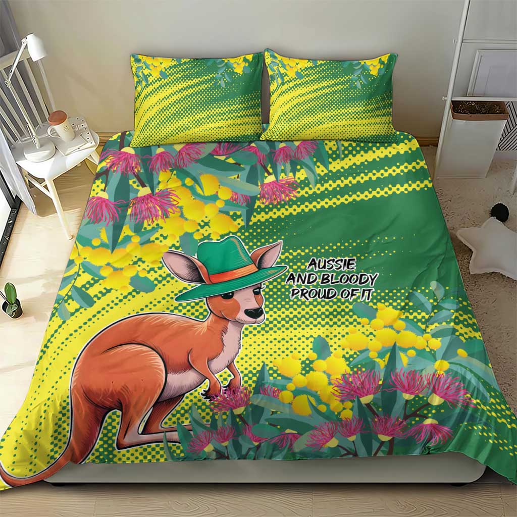 Aussie and Bloody Proud of It Bedding Set Happy Australia Day