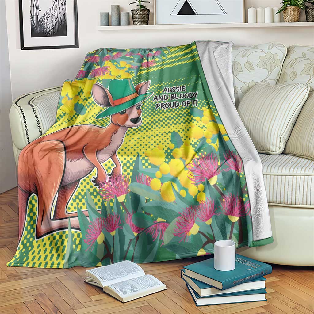 Aussie and Bloody Proud of It Blanket Happy Australia Day