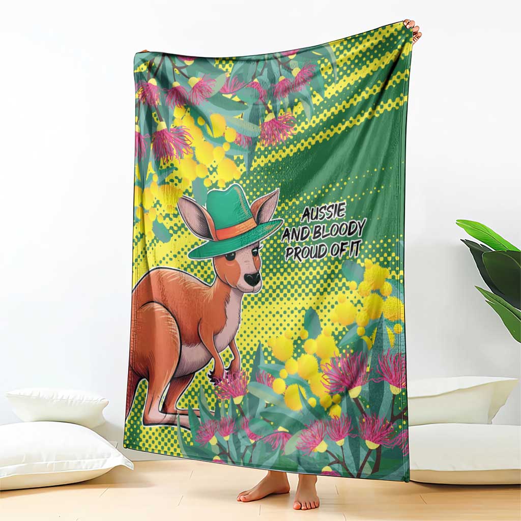 Aussie and Bloody Proud of It Blanket Happy Australia Day
