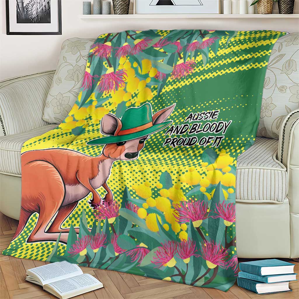 Aussie and Bloody Proud of It Blanket Happy Australia Day