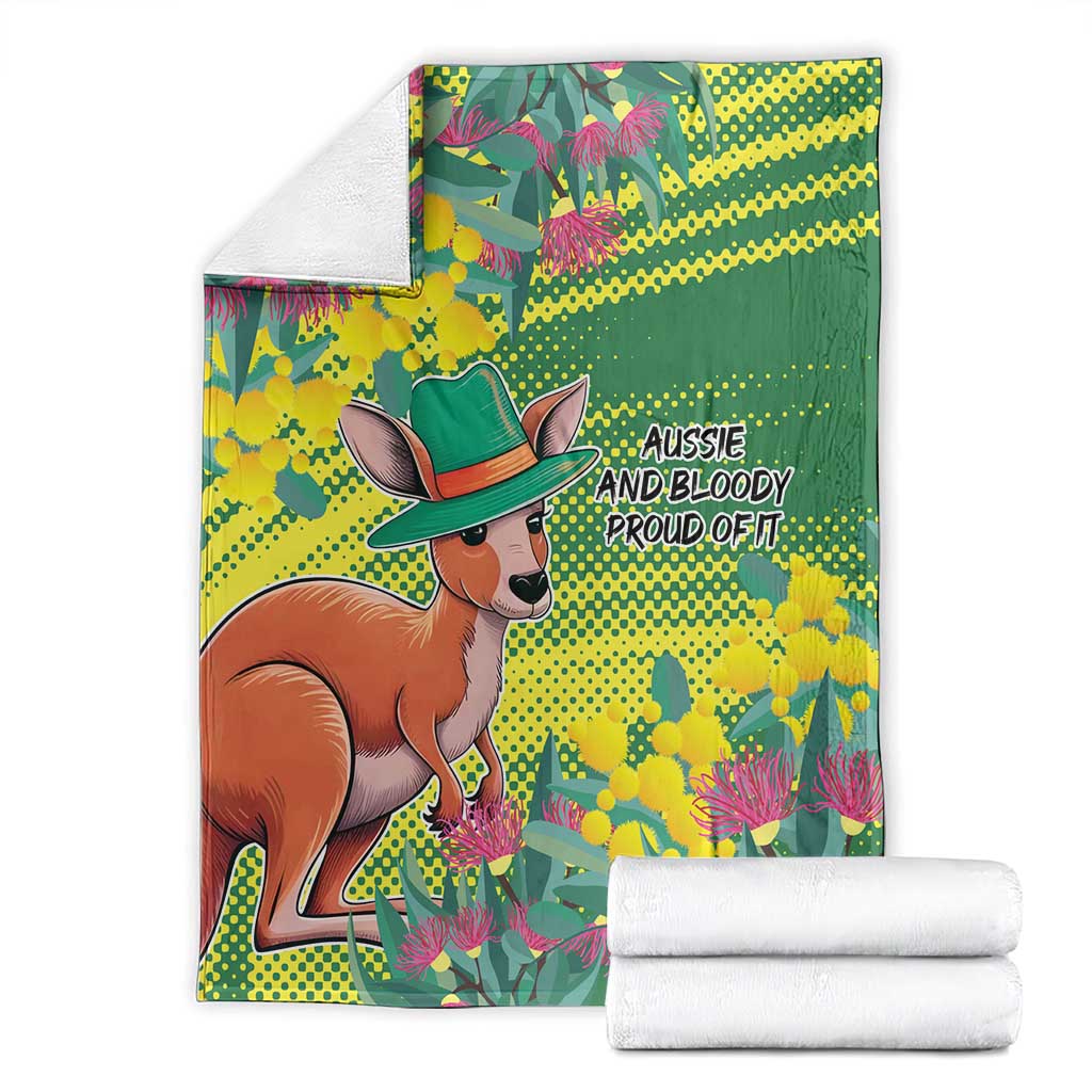 Aussie and Bloody Proud of It Blanket Happy Australia Day