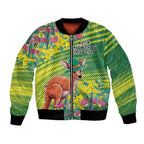 Aussie and Bloody Proud of It Bomber Jacket Happy Australia Day