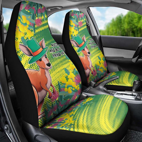 Aussie and Bloody Proud of It Car Seat Cover Happy Australia Day