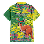 Aussie and Bloody Proud of It Family Matching Puletasi and Hawaiian Shirt Happy Australia Day