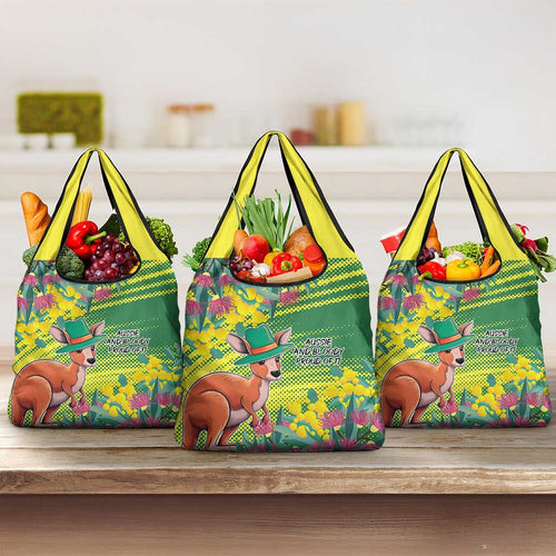 Aussie and Bloody Proud of It Grocery Bag Happy Australia Day