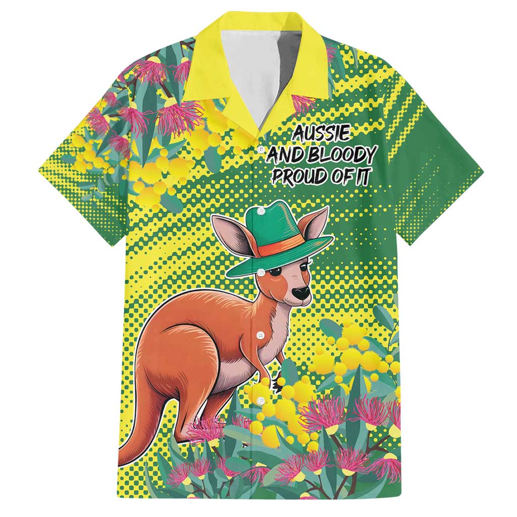 Aussie and Bloody Proud of It Hawaiian Shirt Happy Australia Day