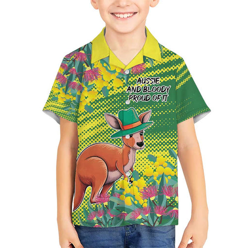 Aussie and Bloody Proud of It Hawaiian Shirt Happy Australia Day