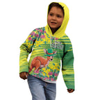 Aussie and Bloody Proud of It Kid Hoodie Happy Australia Day