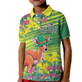 Aussie and Bloody Proud of It Kid Polo Shirt Happy Australia Day