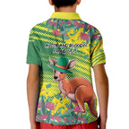 Aussie and Bloody Proud of It Kid Polo Shirt Happy Australia Day