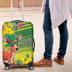 Aussie and Bloody Proud of It Luggage Cover Happy Australia Day
