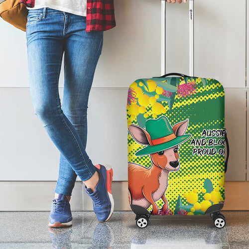 Aussie and Bloody Proud of It Luggage Cover Happy Australia Day