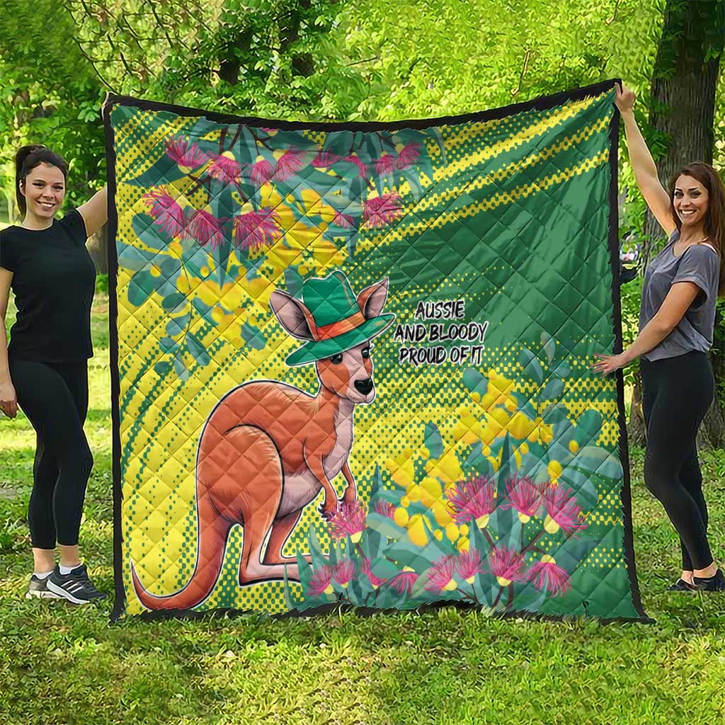 Aussie and Bloody Proud of It Quilt Happy Australia Day