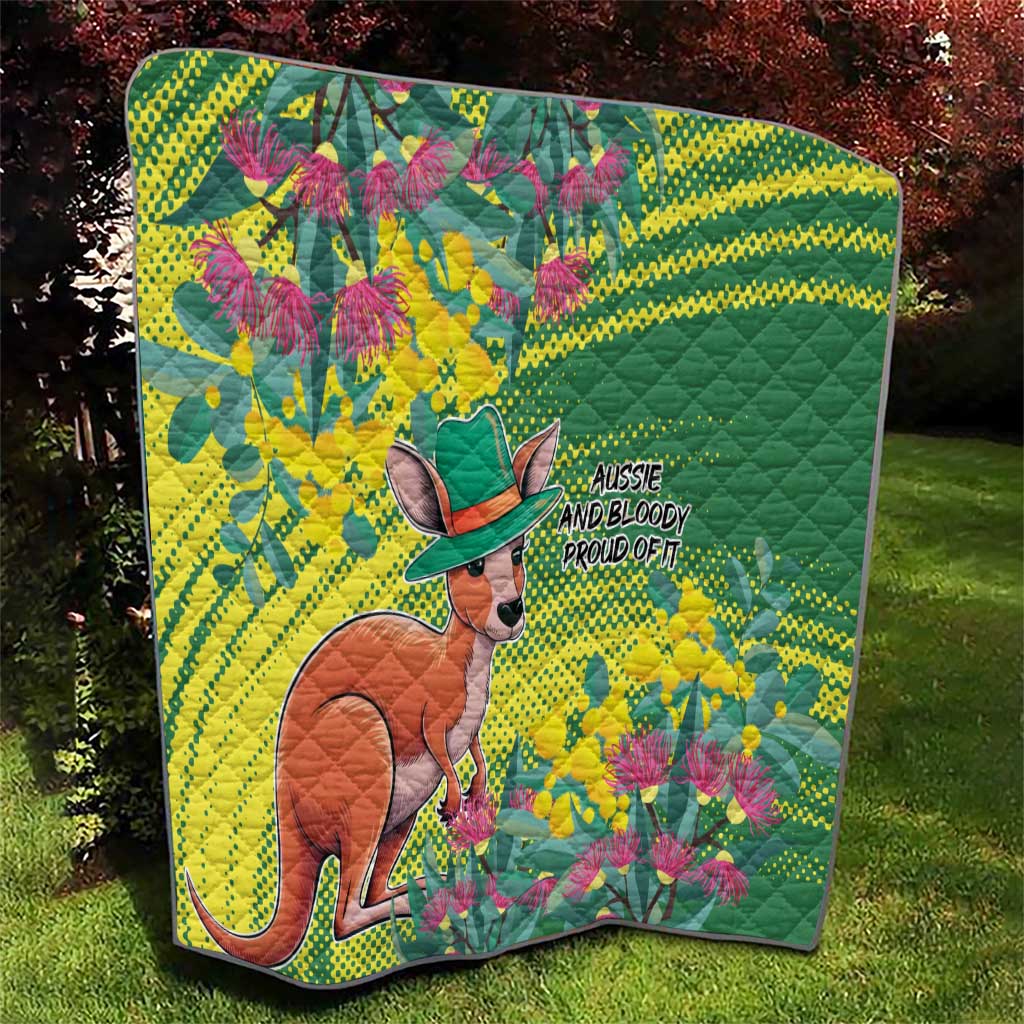 Aussie and Bloody Proud of It Quilt Happy Australia Day
