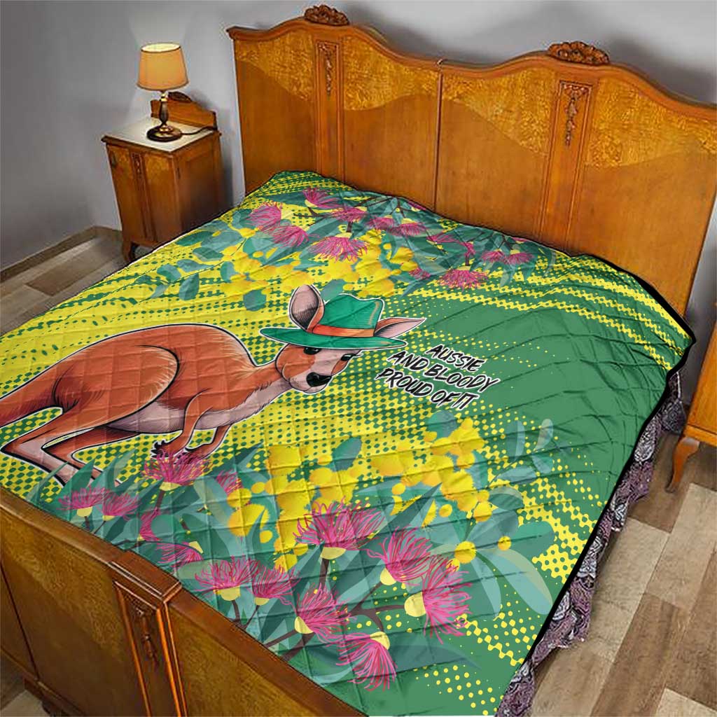 Aussie and Bloody Proud of It Quilt Happy Australia Day