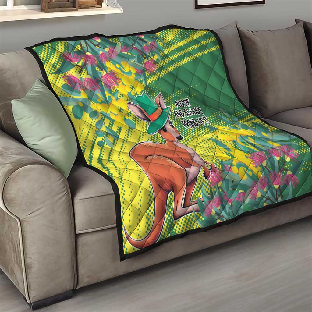 Aussie and Bloody Proud of It Quilt Happy Australia Day