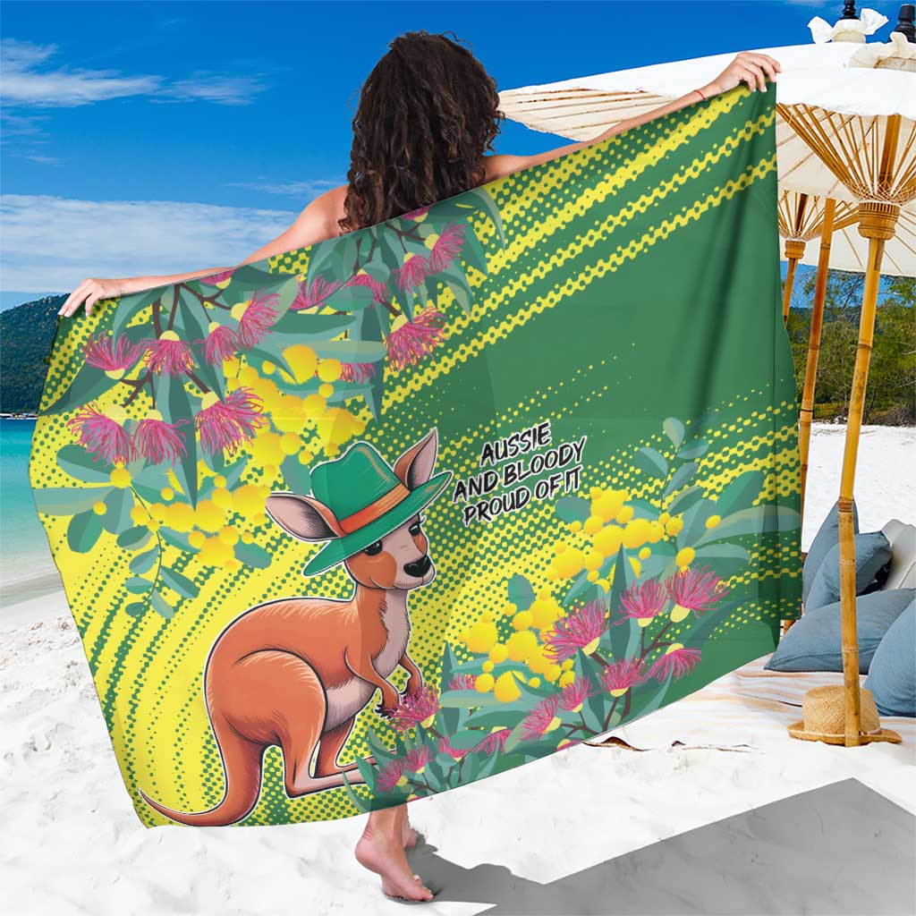 Aussie and Bloody Proud of It Sarong Happy Australia Day